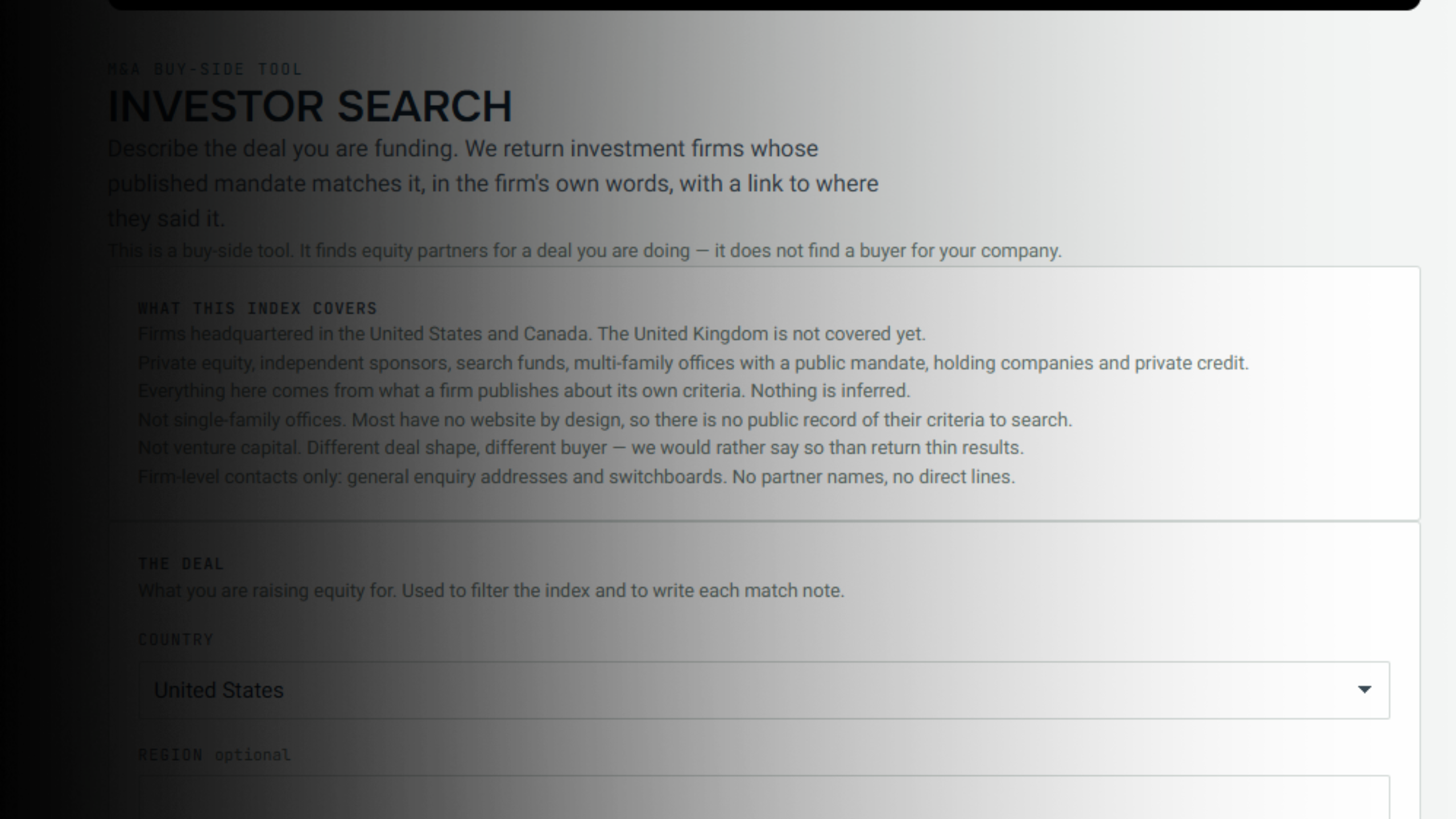 Who is investing?